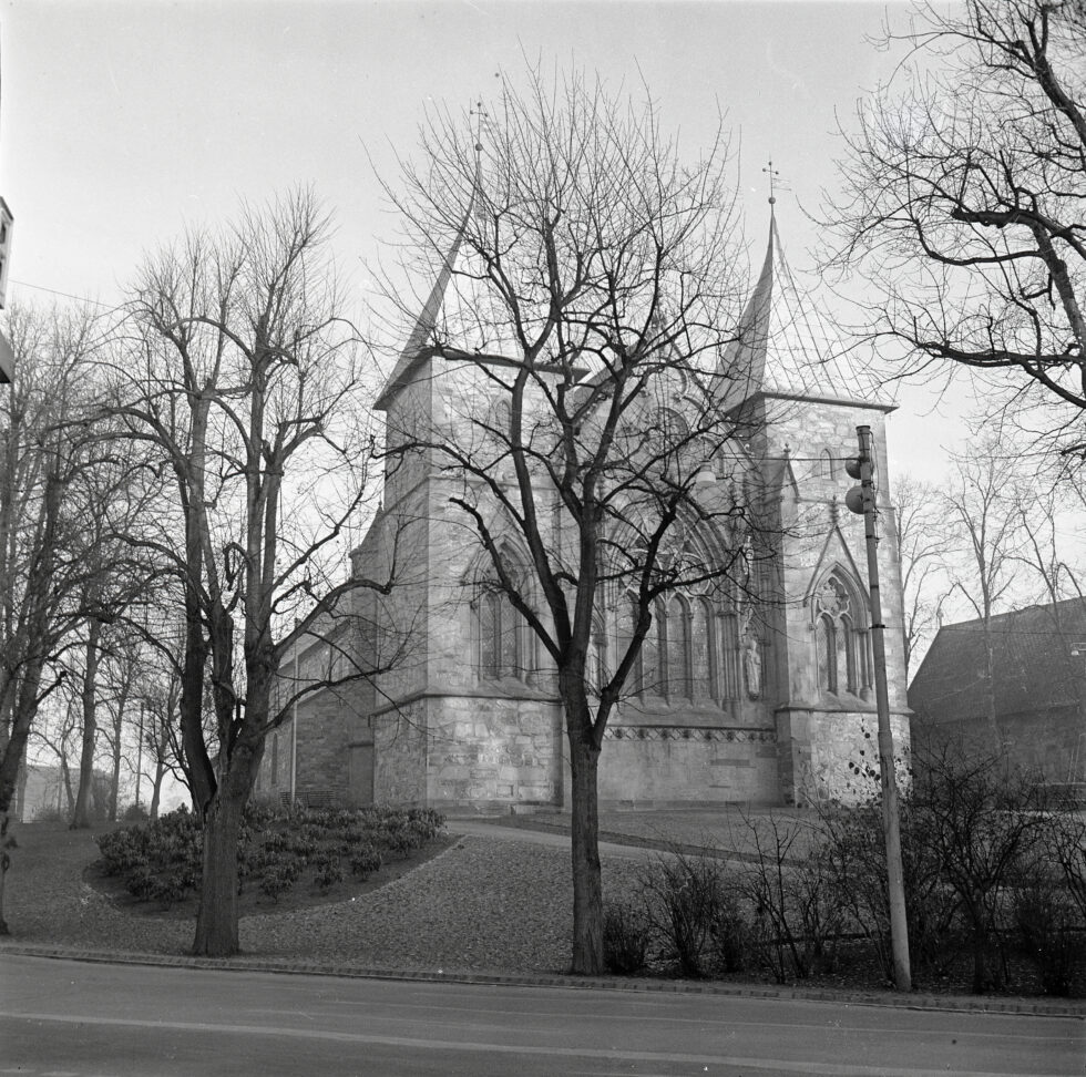 Domkirken sett fra byparken