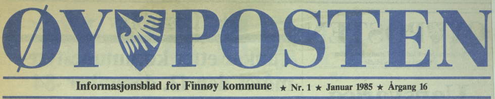 Logoen til Øyposten i 1985